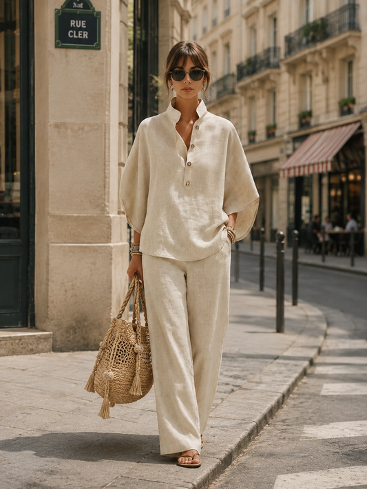 Ilbara™ | Ensemble Élégant & Léger en Lin