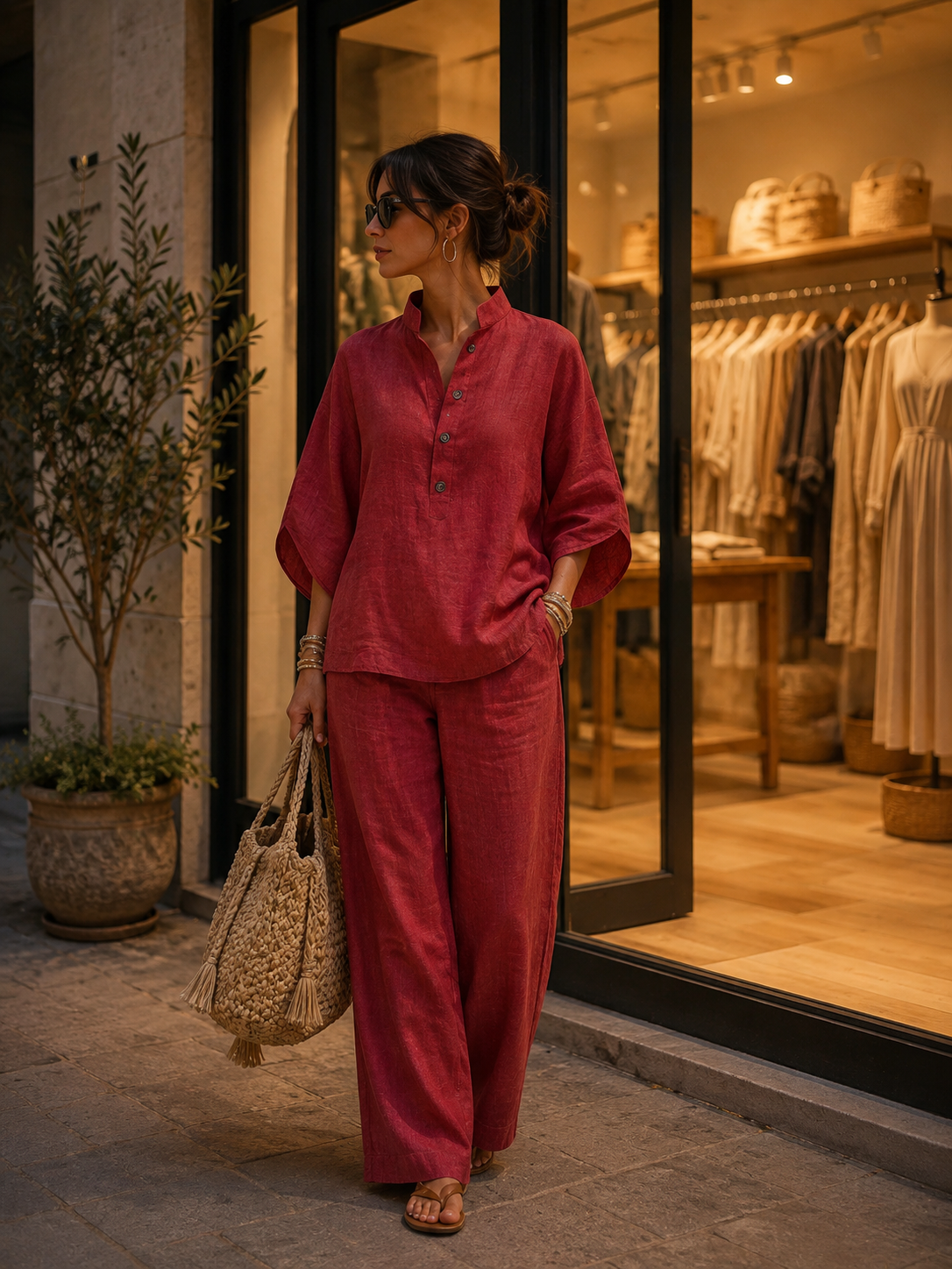 Ilbara™ | Ensemble Élégant & Léger en Lin