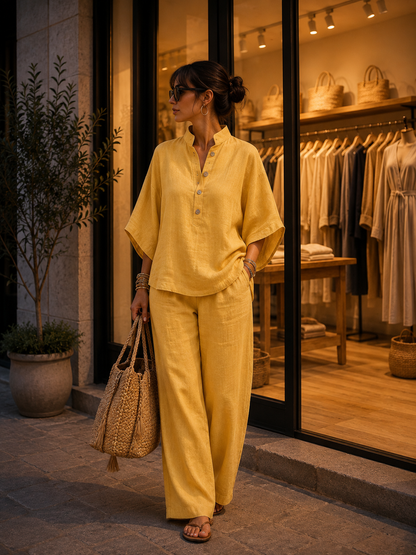 Ilbara™ | Ensemble Élégant & Léger en Lin